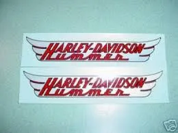 61778-55 Fuel Tank Decals - Harley Hummers .com